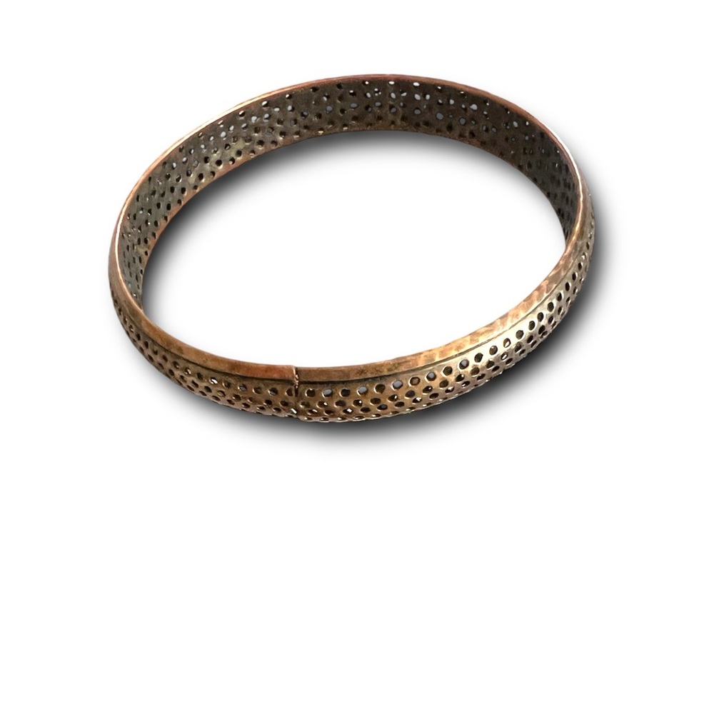 Vintage Brass Bangle Bracelet